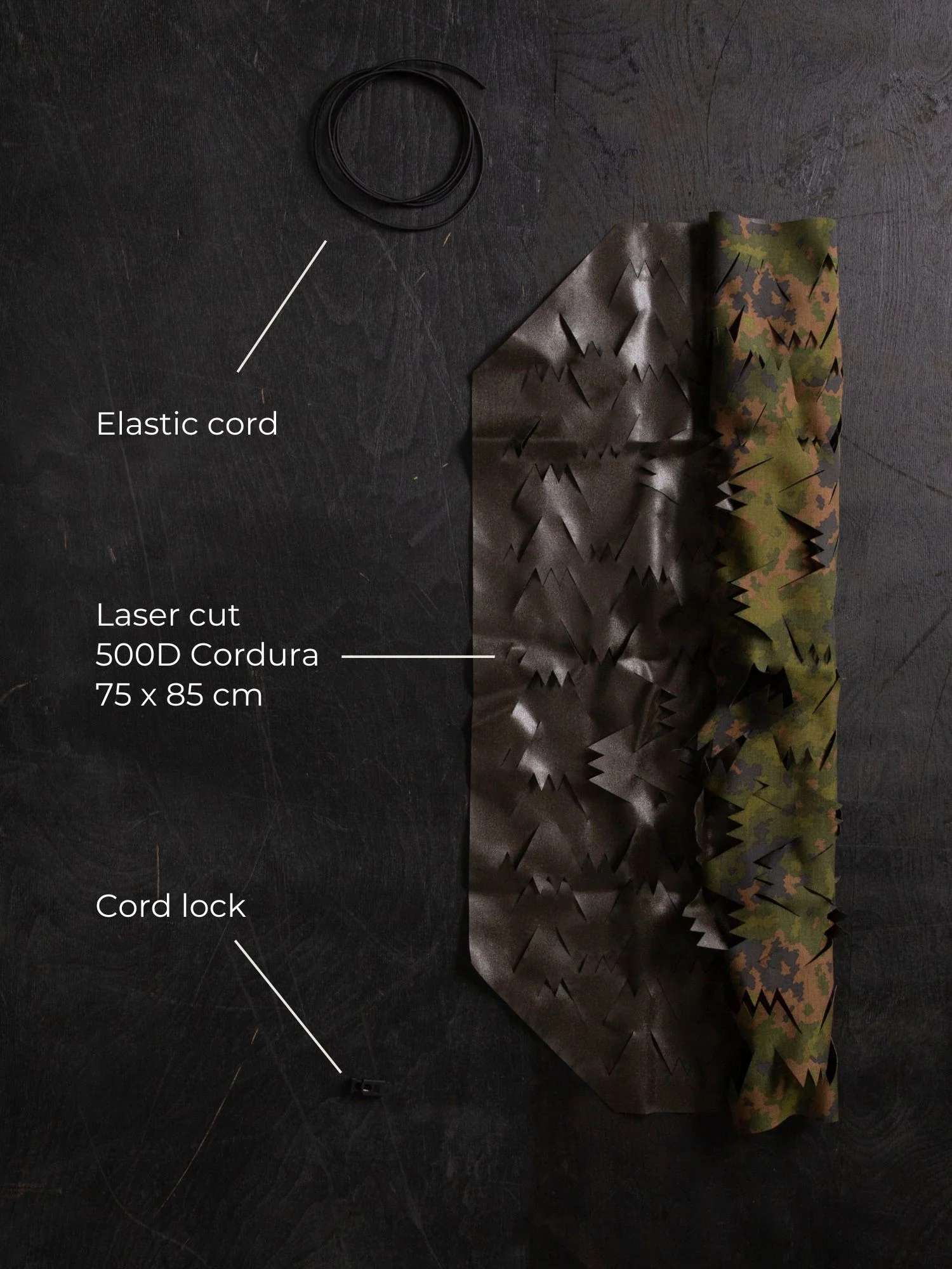 Backpack camo scrim, 15-30L - Image 11