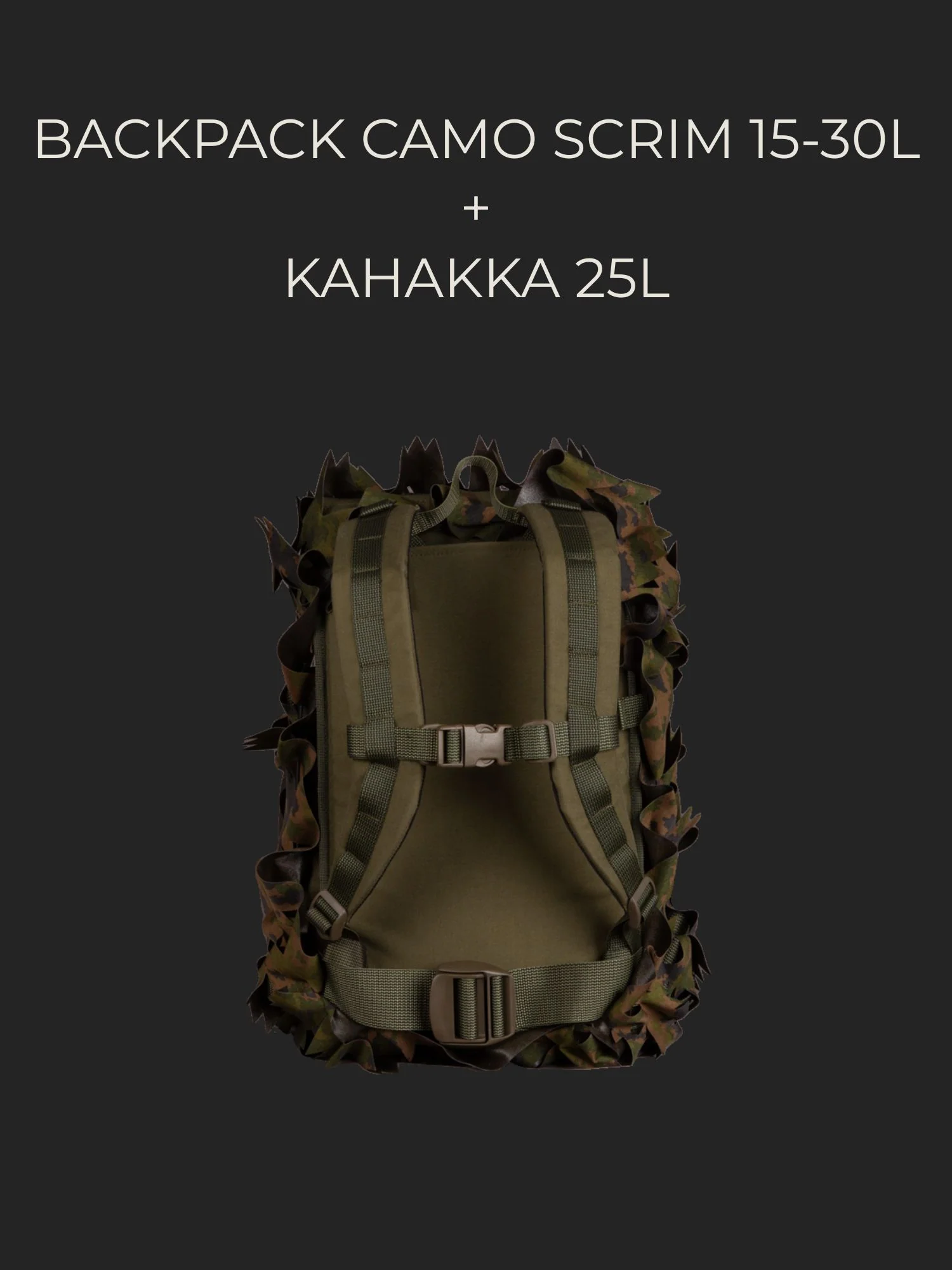 Backpack camo scrim, 15-30L - Image 6
