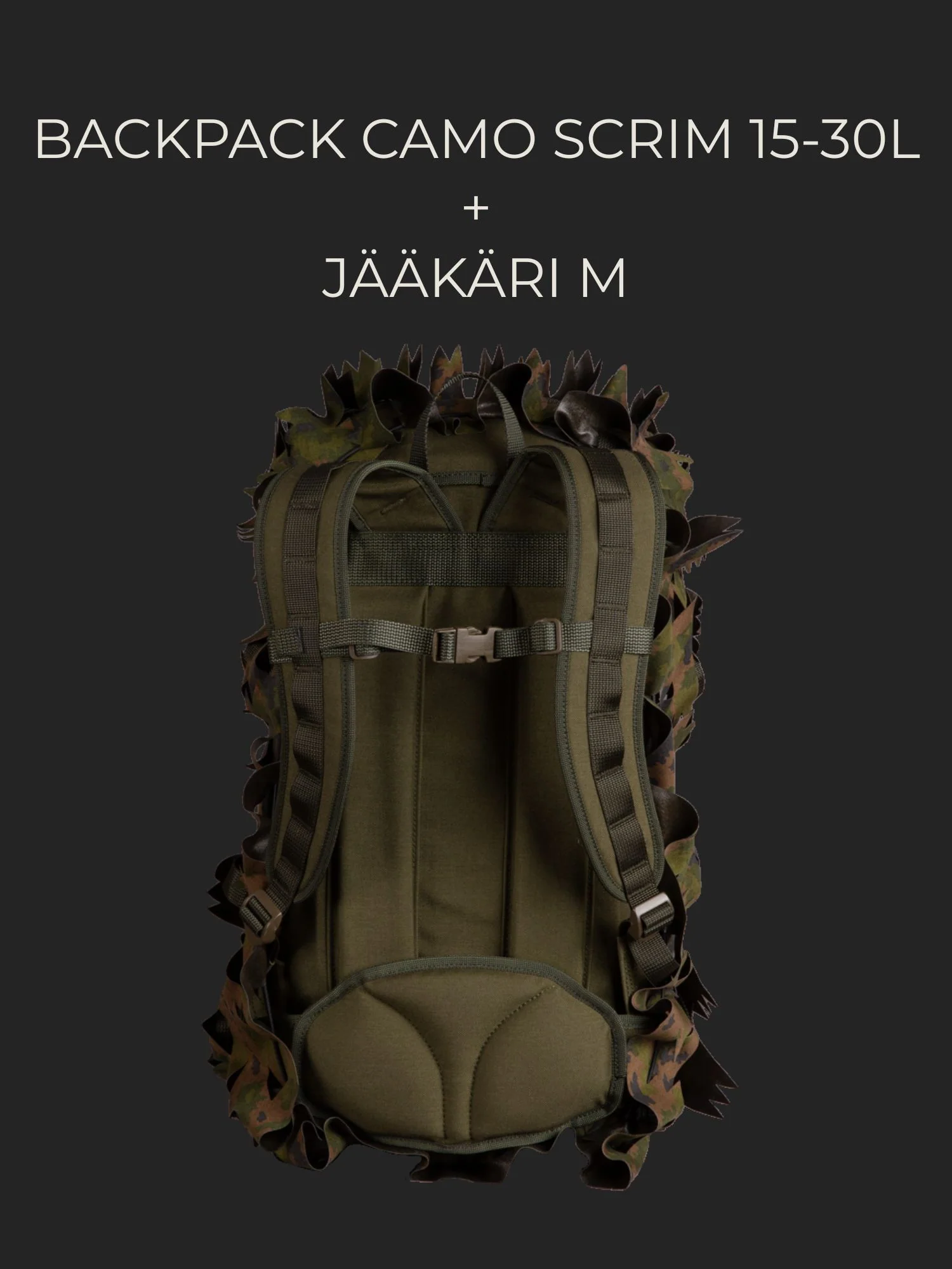 Backpack camo scrim, 15-30L - Image 8