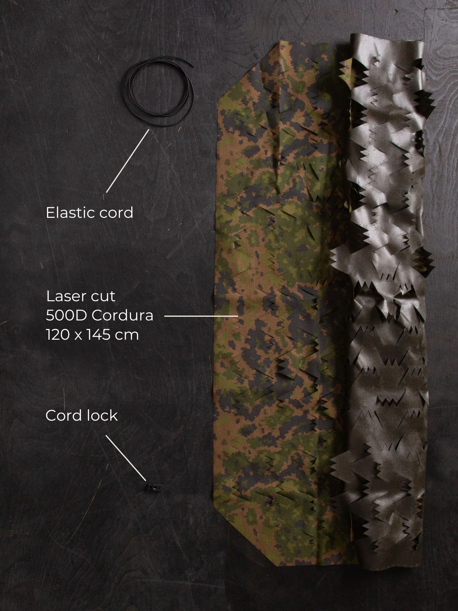 Backpack camo scrim, 40-80L - Image 11