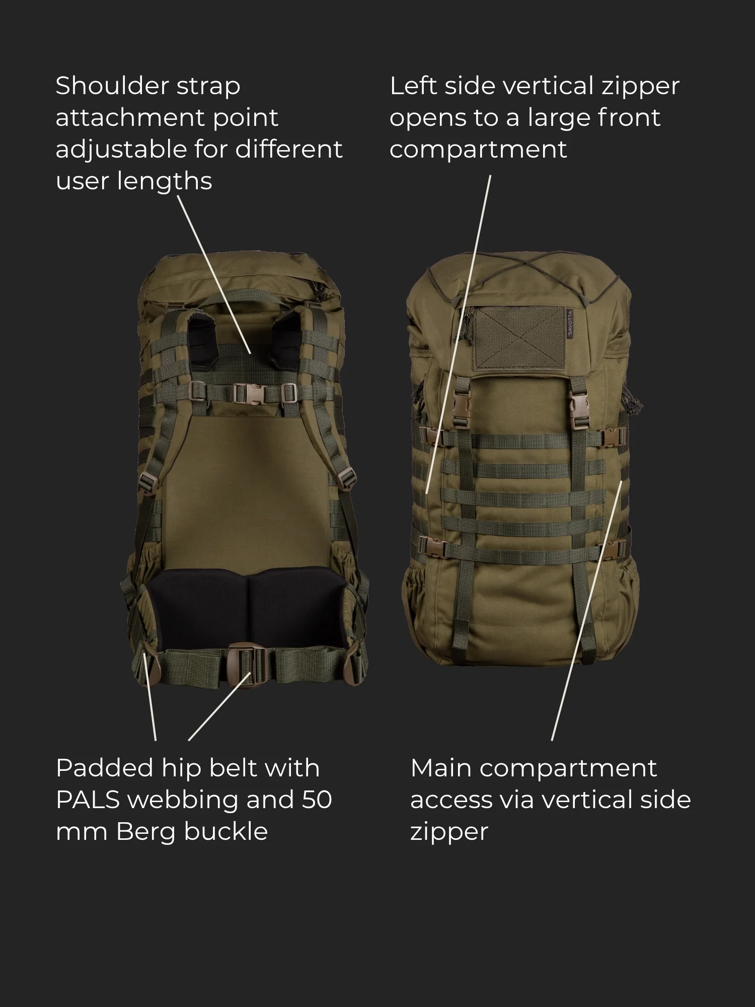 Kantamus 60L backpack - Image 14