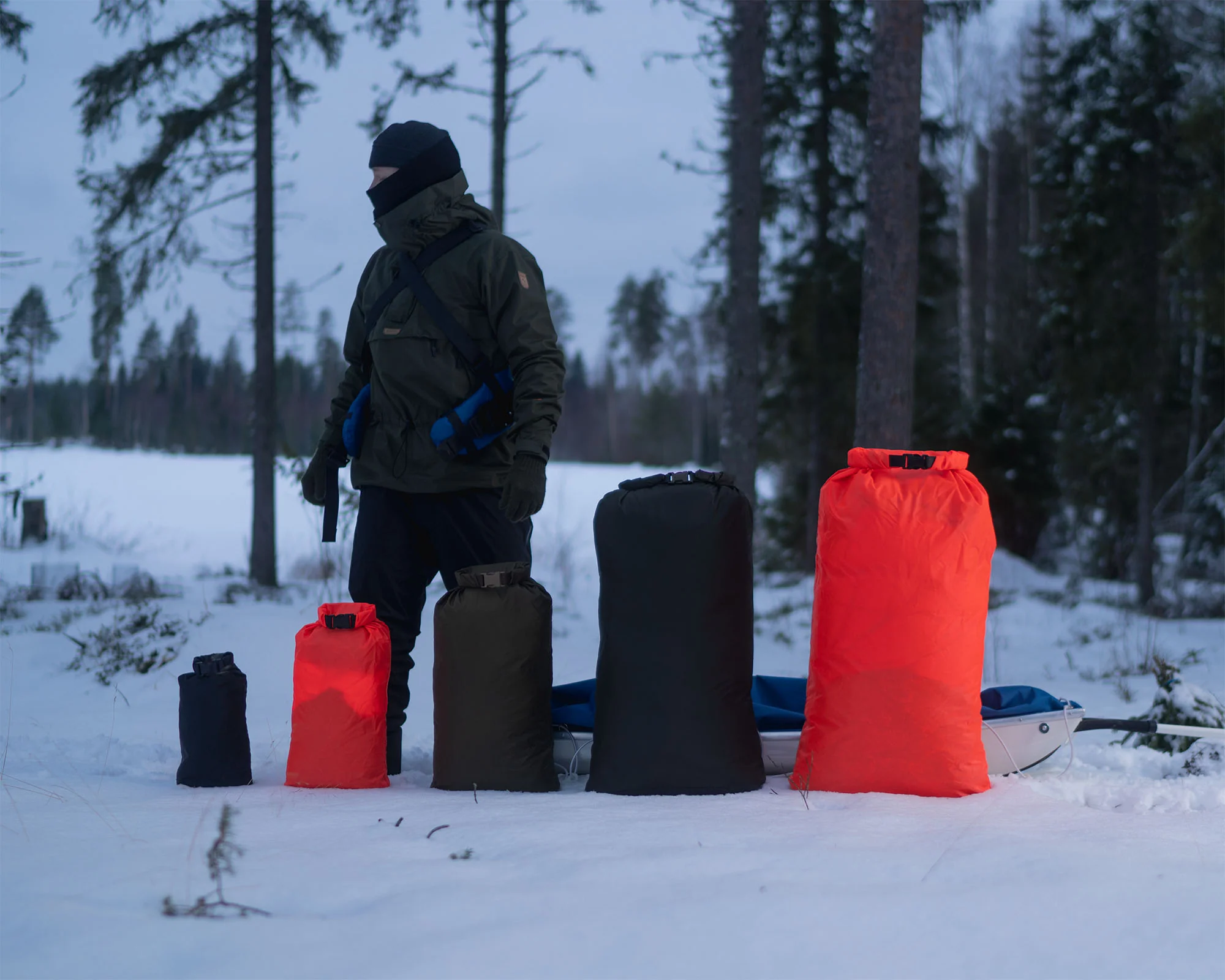 Rolltop stuffsack, 210D - Image 4