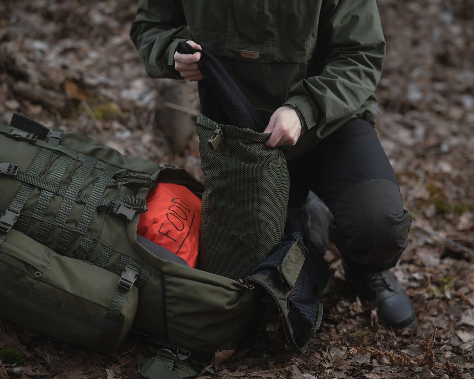 Rolltop Stuffsack, mesh - Image 3