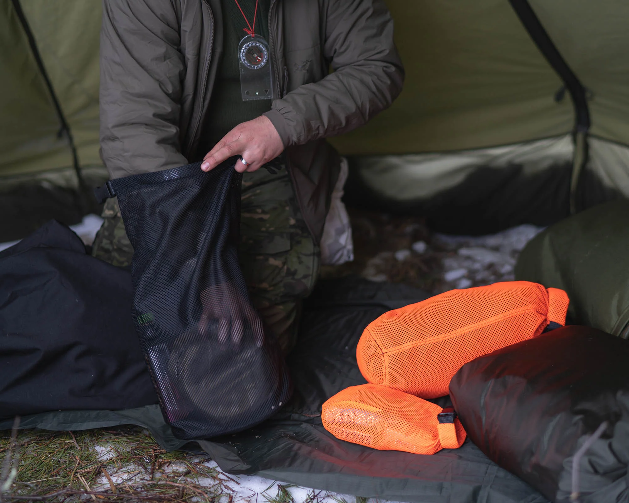 Rolltop Stuffsack, mesh - Image 5
