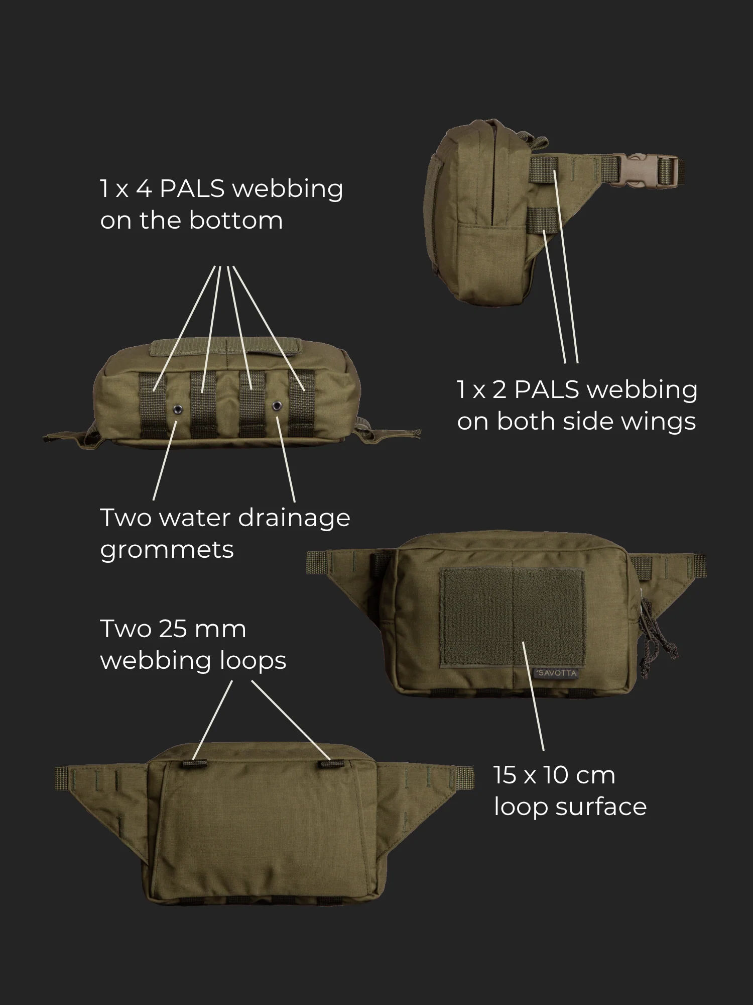 Suur-kukkaro hip pack - Image 10